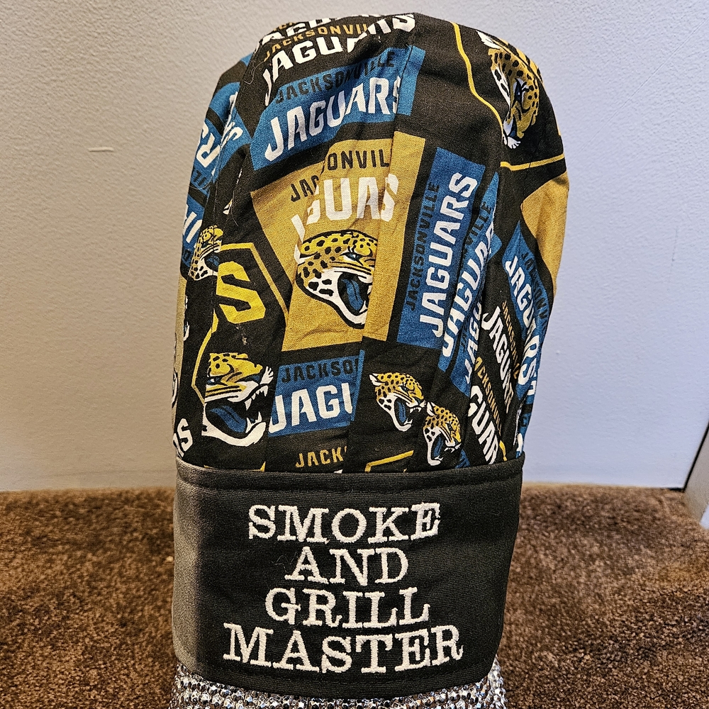 FML Crafts Florida Jacksonville Jaguars Adjustable Smoke Grill Master Cap Hat